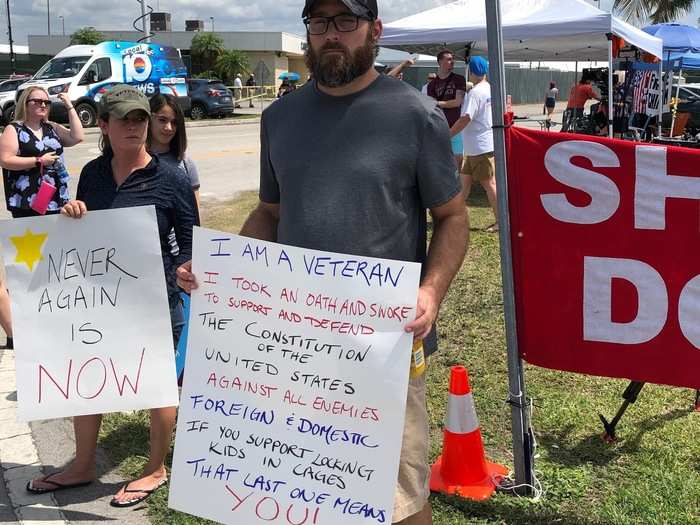 Army veteran Mark Bouley, originally from New Hampshire but now a Miami resident, told INSIDER he came to Homestead because 