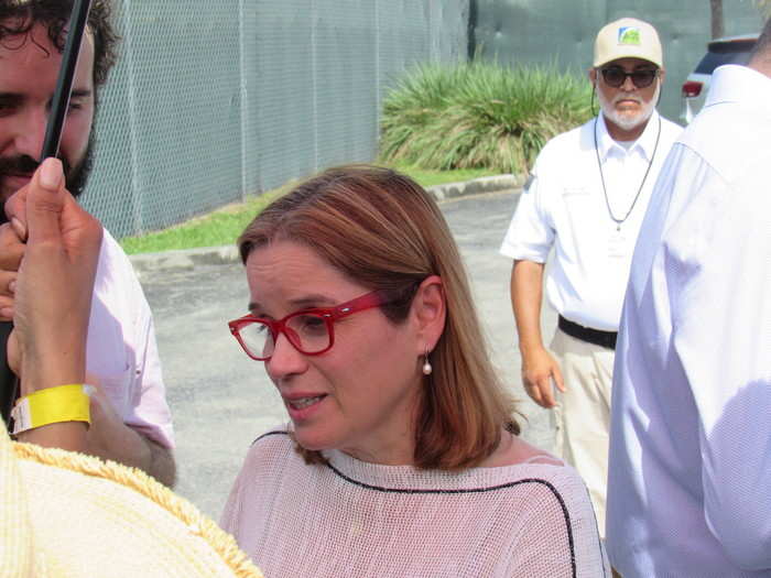 San Juan Mayor Carmen Yulín Cruz, a co-chair of Sanders