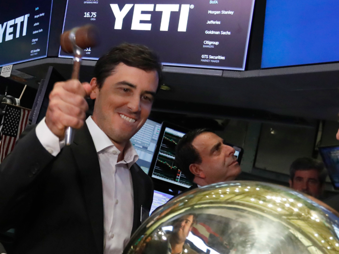 12. $20.7 million: Matthew Reintjes, YETI Holdings, Inc.