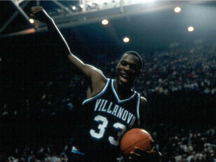 1985: No. 8 Villanova knocks off No. 1 Georgetown in the NCAA Tournament.