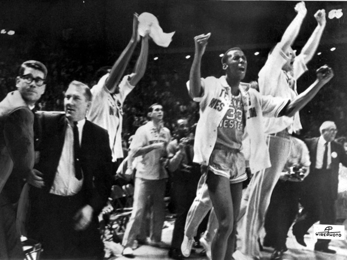 1966: Texas Western, with the first all-black starting five in college basketball, wins the NCAA Tournament.