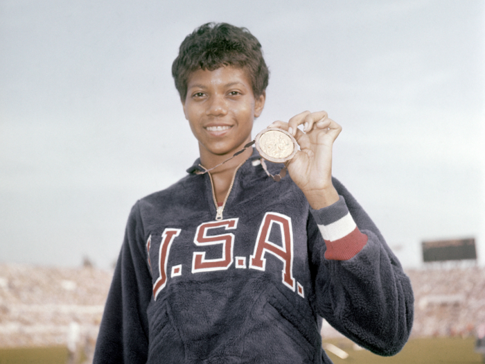 1960: Wilma Rudolph wins three gold medals at the 1960 Olympics and is dubbed "the fastest woman alive."