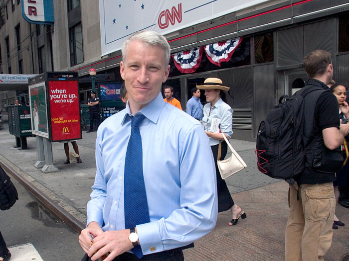 In 2001, Cooper joined CNN as a weekend anchor before moving to a primetime role in 2003 after the Iraq War.