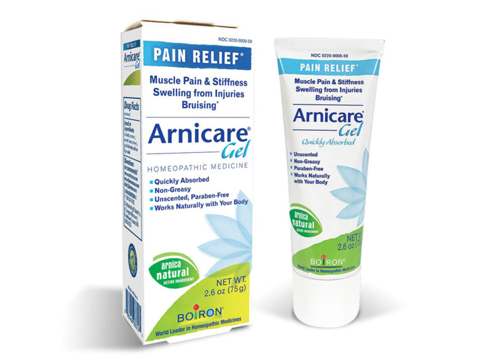 Arnica gel and pellets