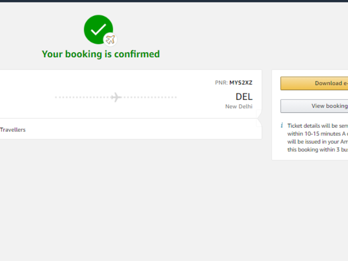 I filled in all the passenger details and proceeded with the payment process. It took me approximately 15 minutes to browse the flight options, compare it with others and book the flight tickets.