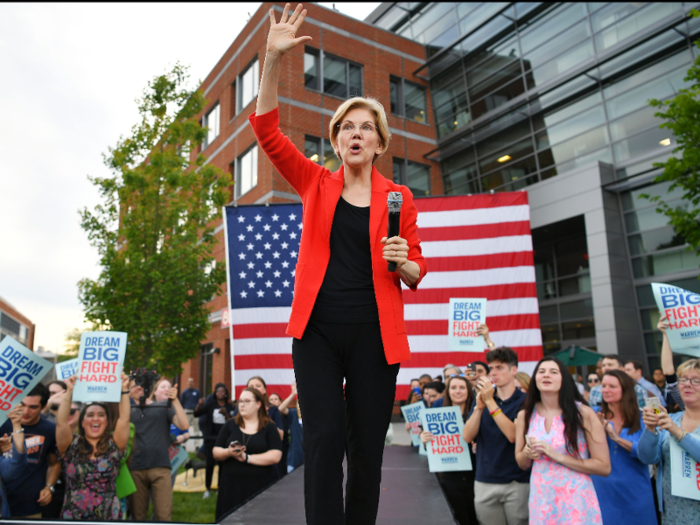 Warren announced her candidacy earlier this year, campaigning on a stream of policy ideas that would remake the American economy. Now a leading contender, she