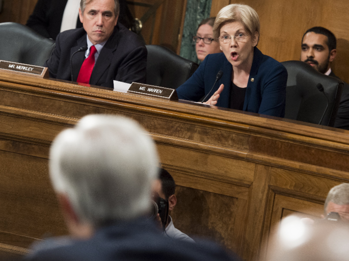 In one memorable hearing, Warren called Wells Fargo CEO John Stumpf 