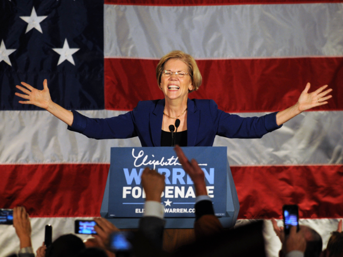 But Warren came from behind to win 54% of the vote, becoming the first female US Senator from Massachusetts.