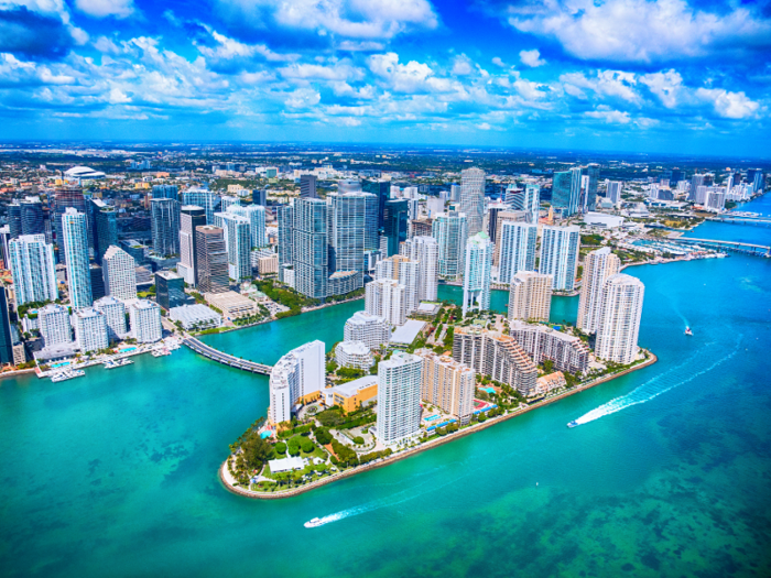 Miami: The median asking price for a one-bedroom rental in Miami, Florida is $1,995.