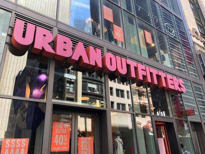 Next, we walked across the street to Urban Outfitters.