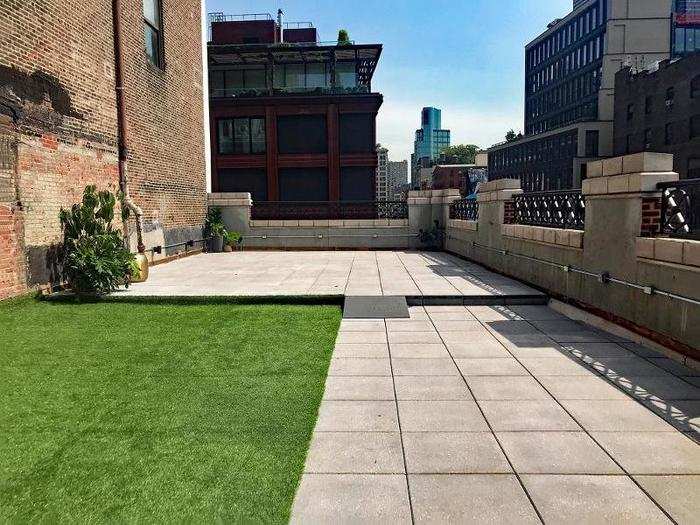 The rooftop garden just opened this week, and Showfields has started renting out the space to vendors.