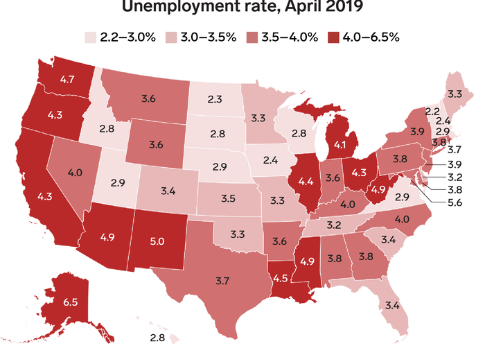 Labor markets across the country have largely recovered from the Great Recession.