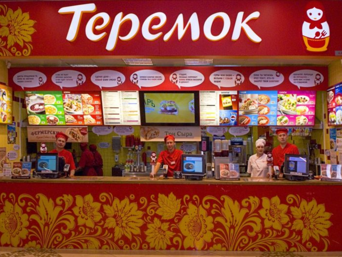 Teremok is a Russian fast-food chain that was intended to be the McDonald