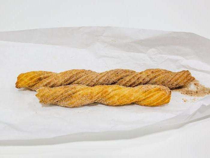 CHURRO, $1.00 — This twisty pastry is also a classic old-timer.