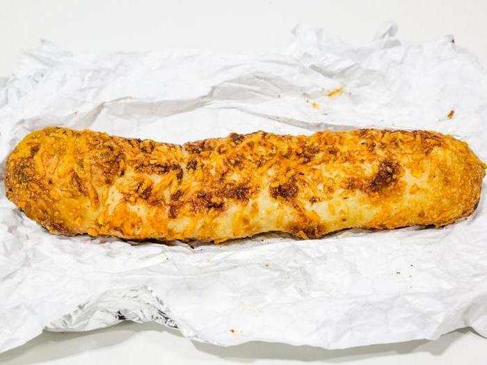 CHICKEN BAKE, $2.99 — The chicken bake is probably a foot long and beats Subway