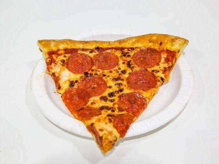 PEPPERONI PIZZA SLICE, $1.99 — Another pill, another slice.