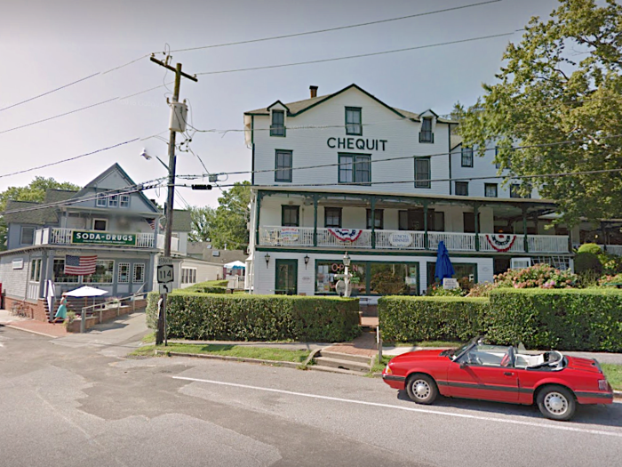 On a recent afternoon in June, I made the three-hour drive and ferry ride from New York City to Shelter Island for a tour of the hotel. The Chequit sits right next to the Shelter Island Heights Pharmacy and near the post office, a café, an Italian restaurant, and a hardware store.