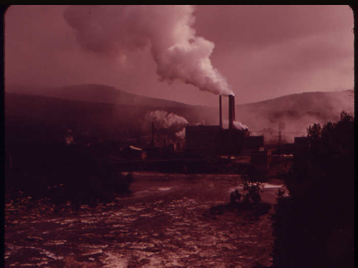 Rivers that flowed through industrial areas, like the Androscoggin in Maine, wound up functioning as dumping grounds.