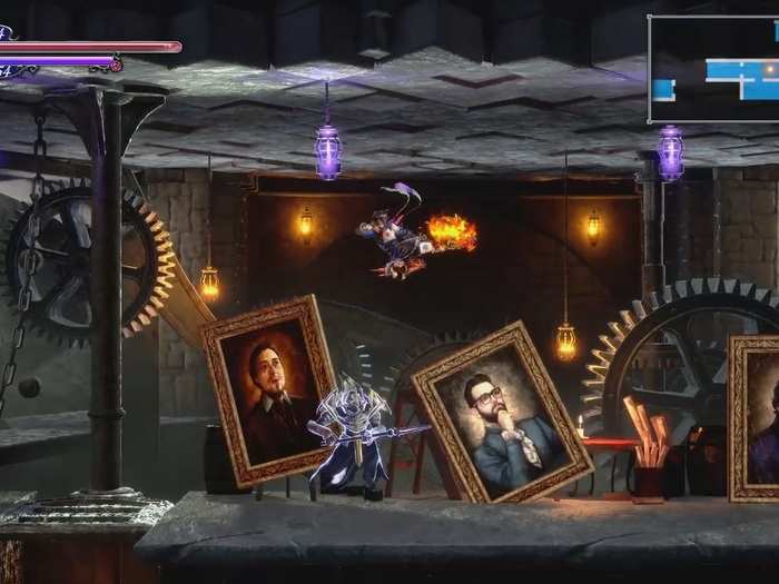 Speaking of personality, "Bloodstained" also includes colorful portraits of its Kickstarter backers in certain areas of the castle.