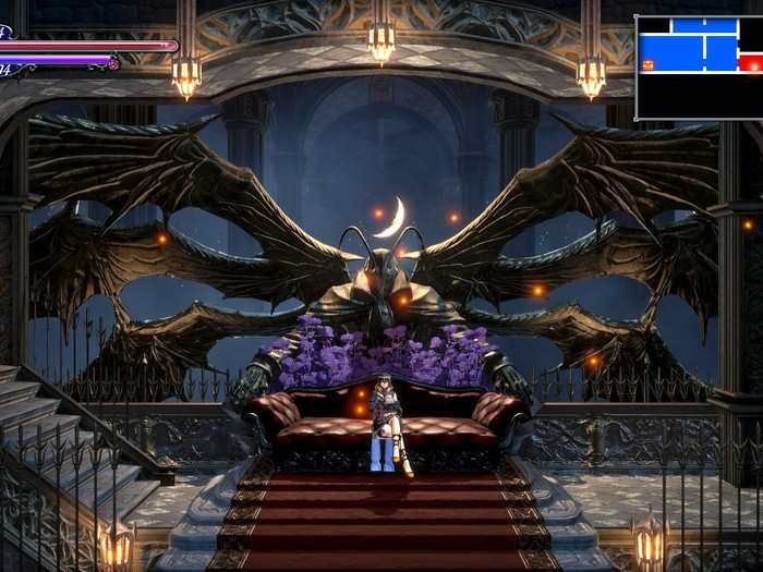 "Bloodstained" is clearly inspired by "Symphony of the Night" and shares the same dramatic style.