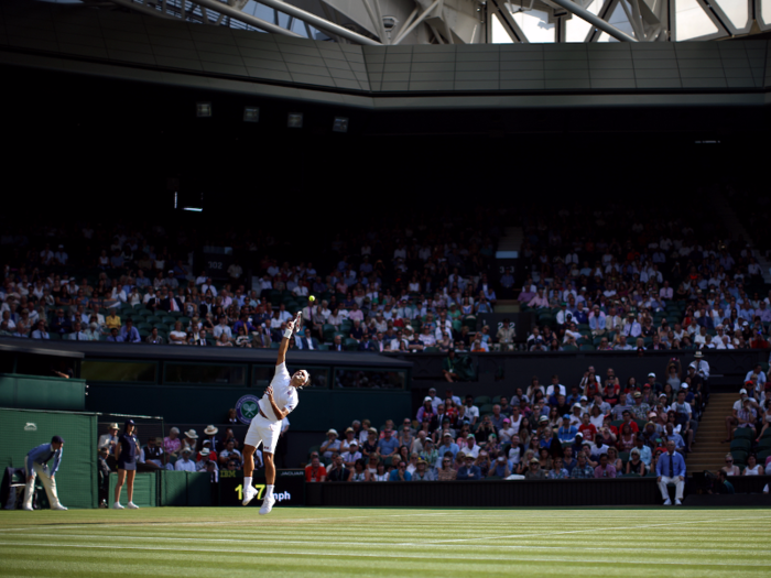 Now, check out the amazing photos captured throughout Roger Federer