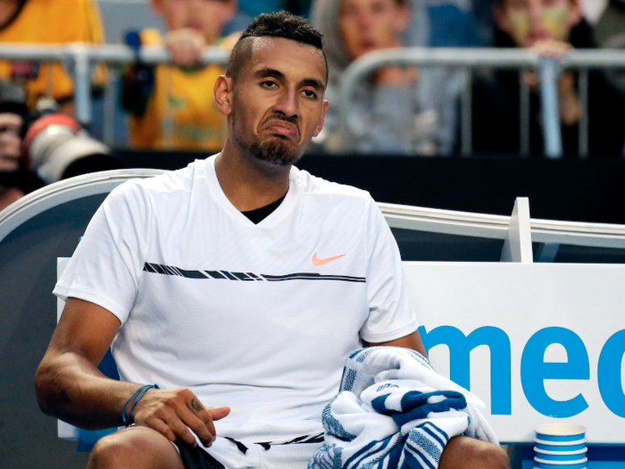 Nick Kyrgios now (24).