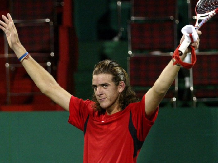 Juan Martin del Potro in 2006 (age 18).