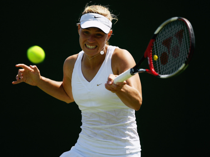 Angelique Kerber in 2008 (age 20).