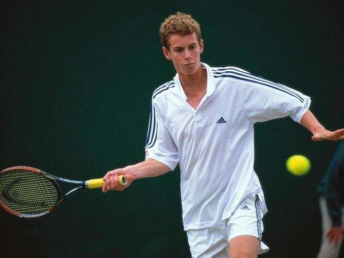 Andy Murray in 2002 (age 16).