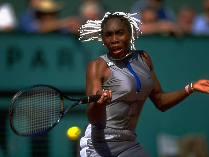 Venus Williams in 1997 (age 17).