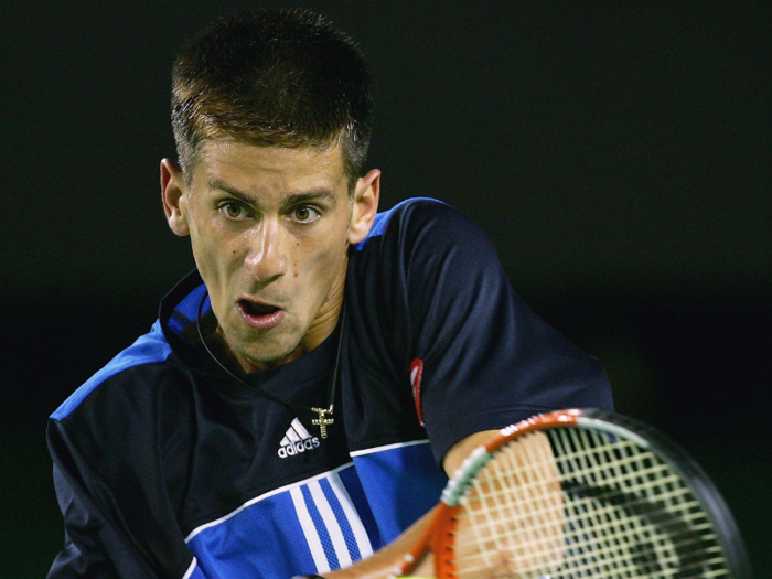 Novak Djokovic in 2005 (age 18)