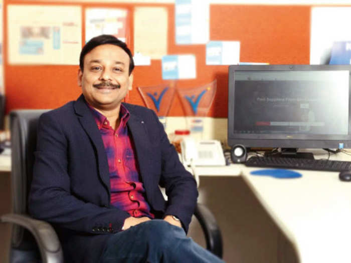 Indiamart founder CEO Dinesh Agarwal is celebrating a 25% jump in value at listing says Indian e-commerce is a ‘winner takes all’ market