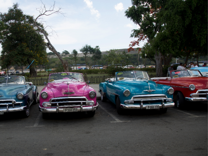 Classic American cars are now a cultural symbol of Cuba.