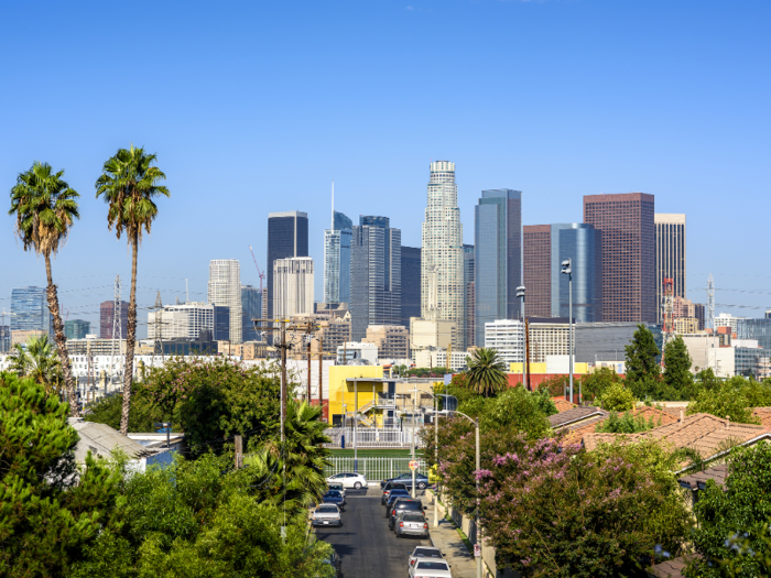 Los Angeles: The median rent for a one-bedroom apartment in Los Angeles, California increased by 11.9%.