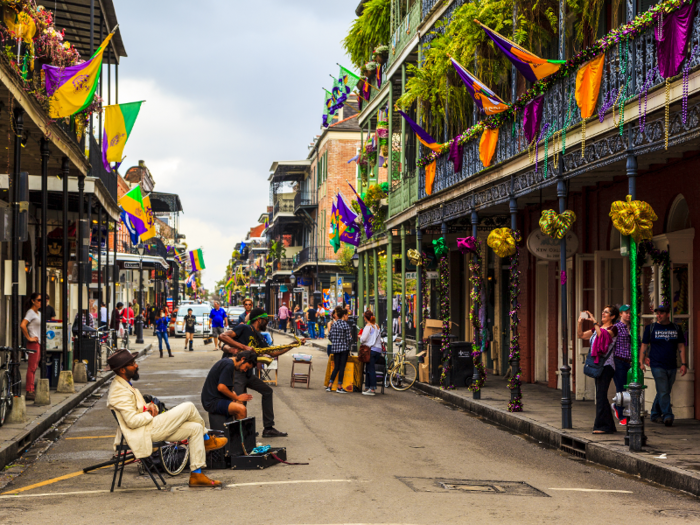 New Orleans: The median rent for a one-bedroom apartment in New Orleans, Louisiana increased by 9.9%.