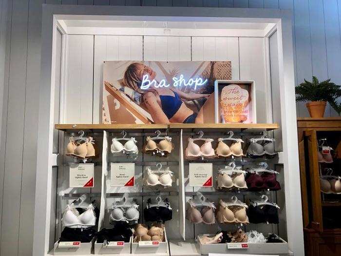 We stopped by the Aerie section to see what all the hype was about. Aerie is American Eagle