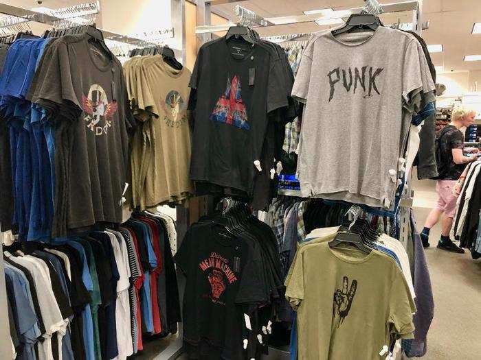 ... to t-shirts.