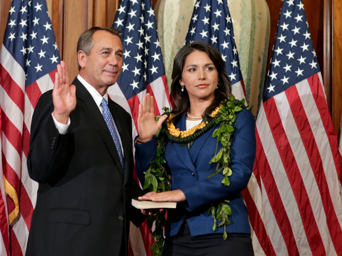 At 31, Gabbard ran for Congress and was elected to represent Hawaii