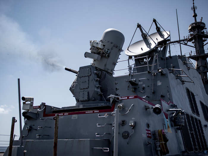 Guided by radar, the CIWS is generally considered the ship