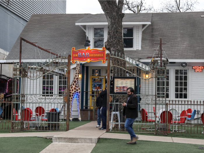 Not far away is Rainey Street, a drag of historic houses turned into bungalow bars.