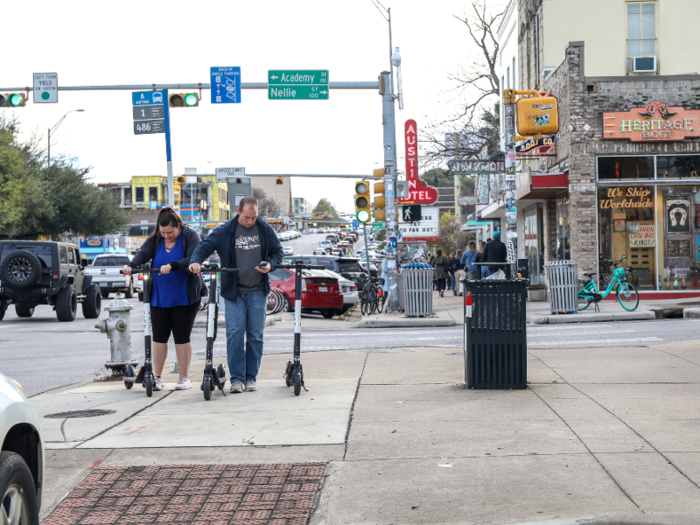 With the newly introduced Skip, eight scooter companies now operate on Austin