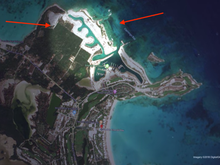 The area of Great Exuma that Fyre chose was a deserted area called Rokers Point Settlement. It