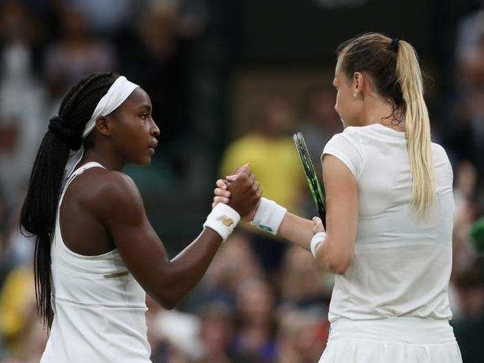 Outside of her tennis matches, Gauff acts like any other American 15-year-old.