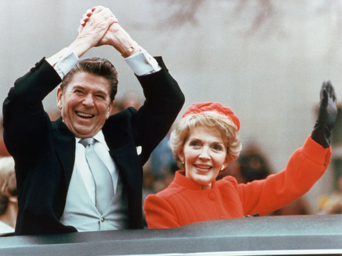 Ronald and Nancy Reagan moved into the White House in 1981 after his star had risen over two terms as governor of California.