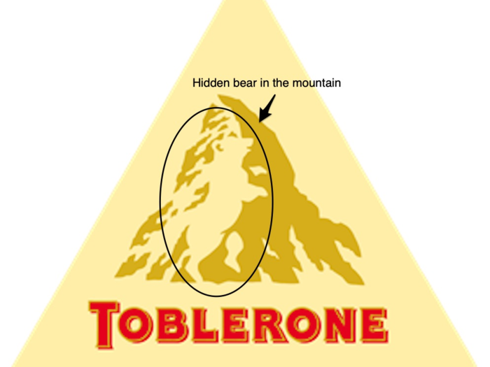 Toblerone makes chocolate, which makes for playful branding.