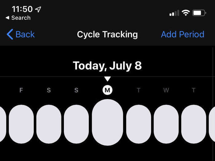 Female health tracking.