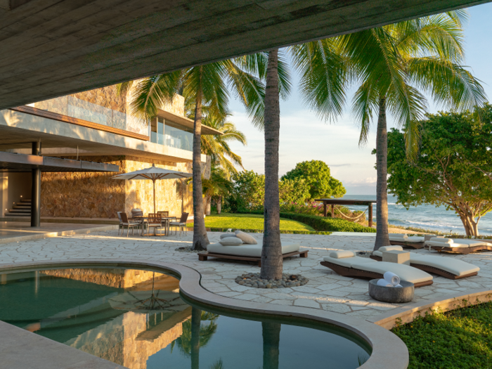 Rancho R + R sits on more than 1.7 acres and comes with 206 feet of private beach.