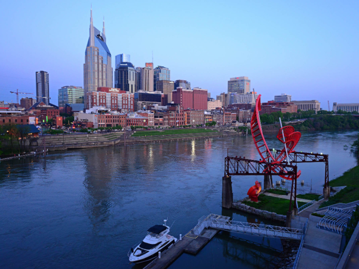 4. Nashville – Davidson – Murfreesboro – Franklin area (Tennessee)