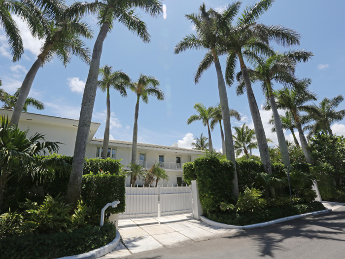 The $12 million waterfront estate in Palm Beach, Florida that was reportedly purchased for $2.5 million and was where much of the alleged sex acts took place