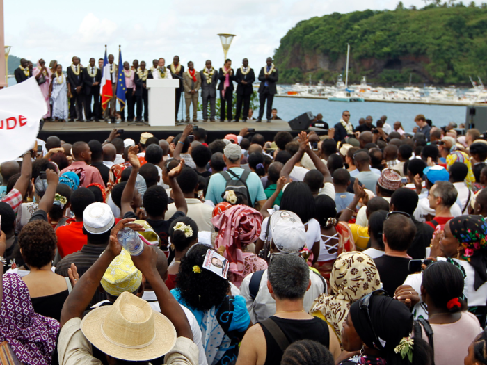 7. Mayotte: 4.13% average growth since 1950